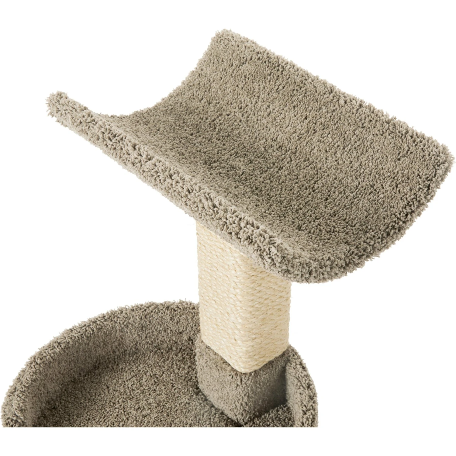 Frisco 30-in Real Carpet Wooden Cat Tree 3 Frisco 30-in Real Carpet Wooden Cat Tree - Image 3