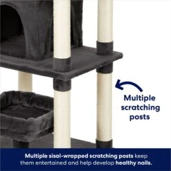 Frisco 66-in Cat Tree With Bed, Condo, Lounge Basket & Top Perch -Farmina Pet Shop 214381 PT4. AC SS1800 V1667229235