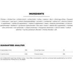 Go! Solutions Carnivore Grain-Free Chicken, Turkey + Duck Pate Cat Food 11 Go! Solutions Carnivore Grain-Free Chicken, Turkey + Duck Pate Cat Food -Farmina Pet Shop 220101 PT2. AC SS1800 V1638491250