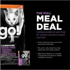 Go! Solutions Carnivore Grain-Free Chicken, Turkey + Duck Pate Cat Food 16 Go! Solutions Carnivore Grain-Free Chicken, Turkey + Duck Pate Cat Food -Farmina Pet Shop 220101 PT7. AC SS1800 V1638483707