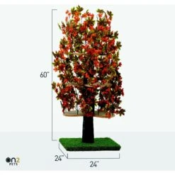 On2Pets 60-in Large Square Modern Cat Tree -Farmina Pet Shop 220362 PT6. AC SS1800 V1671118307