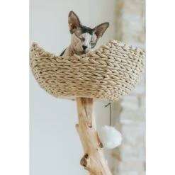 Mau Lifestyle Uni 41-in Faux Fur Basket Bed Cat Tree -Farmina Pet Shop 235558 PT5. AC SS1800 V1632780171