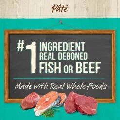 Merrick Purrfect Bistro Tuna, Salmon & Tuna + Tilapia Recipe Variety Pack Grain-Free Pate Canned Cat Food, 3-oz, Case Of 24 -Farmina Pet Shop 235907 PT5. AC SS1800 V1622121468