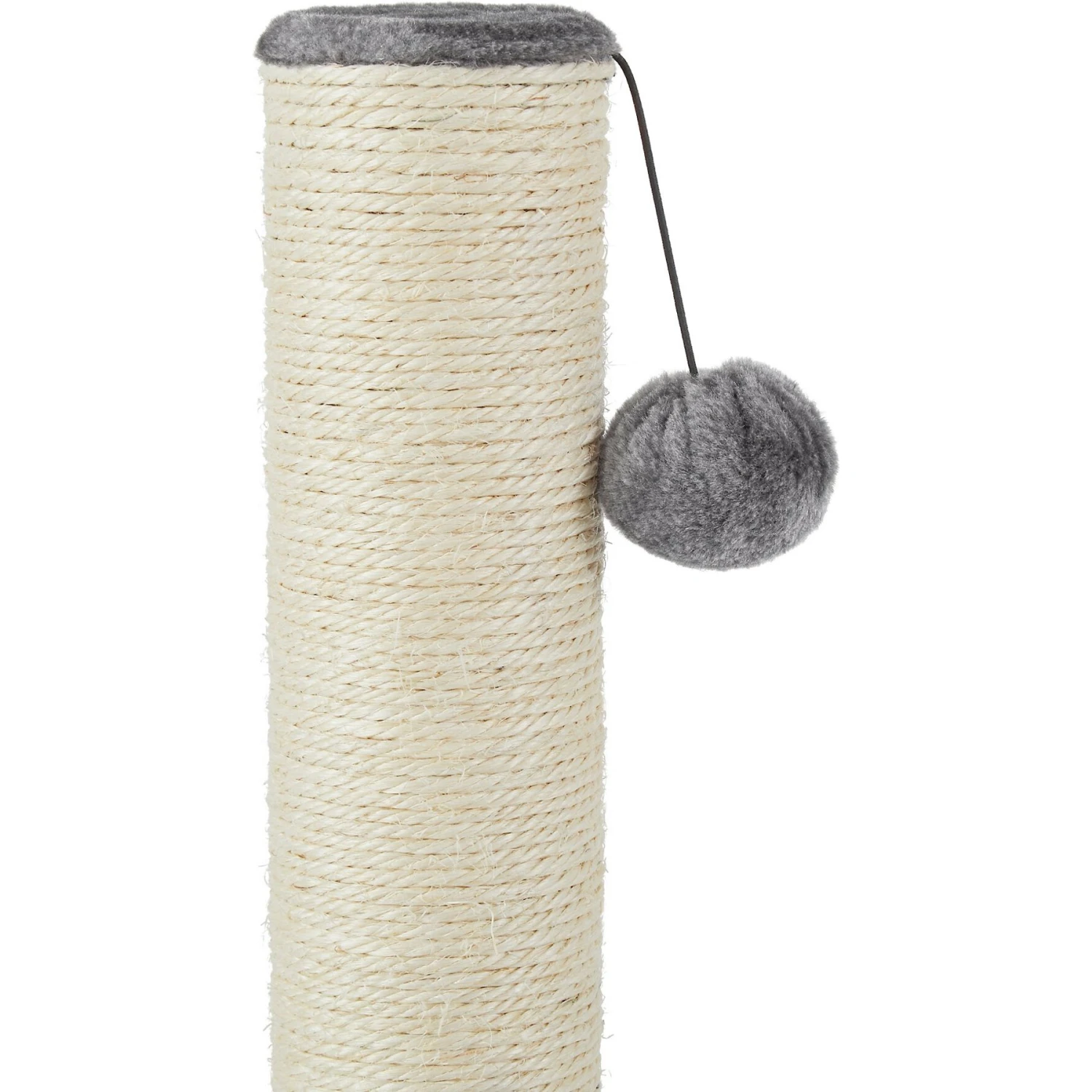 Frisco 21-in Sisal Cat Scratching Post With Toy & Groomer 4 Frisco 21-in Sisal Cat Scratching Post With Toy & Groomer - Image 4