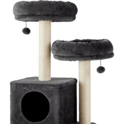 Frisco 55-in Faux Fur Cat Tree & Condo -Farmina Pet Shop 236542 PT3. AC SS1800 V1615987317