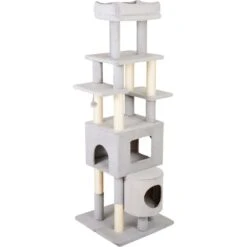 Frisco 71-in Faux Fur Cat Tree & Condo -Farmina Pet Shop 236553 PT2. AC SS1800 V1637694220