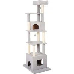 Frisco 80-in Faux Fur Cat Tree & Condo -Farmina Pet Shop 236556 PT2. AC SS1800 V1637694996