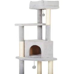 Frisco 80-in Faux Fur Cat Tree & Condo -Farmina Pet Shop 236556 PT4. AC SS1800 V1637694124