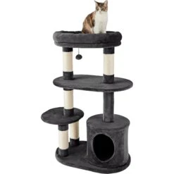 Frisco 48.25-in Heavy Duty Faux Fur Cat Tree & Condo 8 Frisco 48.25-in Heavy Duty Faux Fur Cat Tree & Condo -Farmina Pet Shop 238154 PT2. AC SS1800 V1616075075