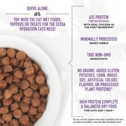 Tiki Cat Born Carnivore Chicken & Herring Grain-Free Dry Cat Food -Farmina Pet Shop 239945 PT2. AC SS1800 V1702938368