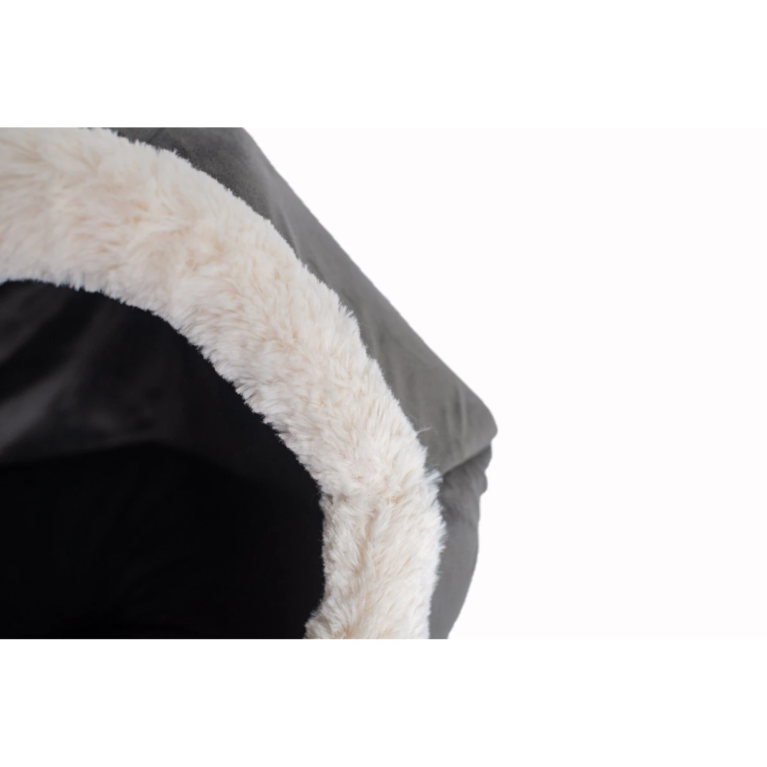 Armarkat Gray Velvet Cat Bed 6 Armarkat Gray Velvet Cat Bed - Image 6