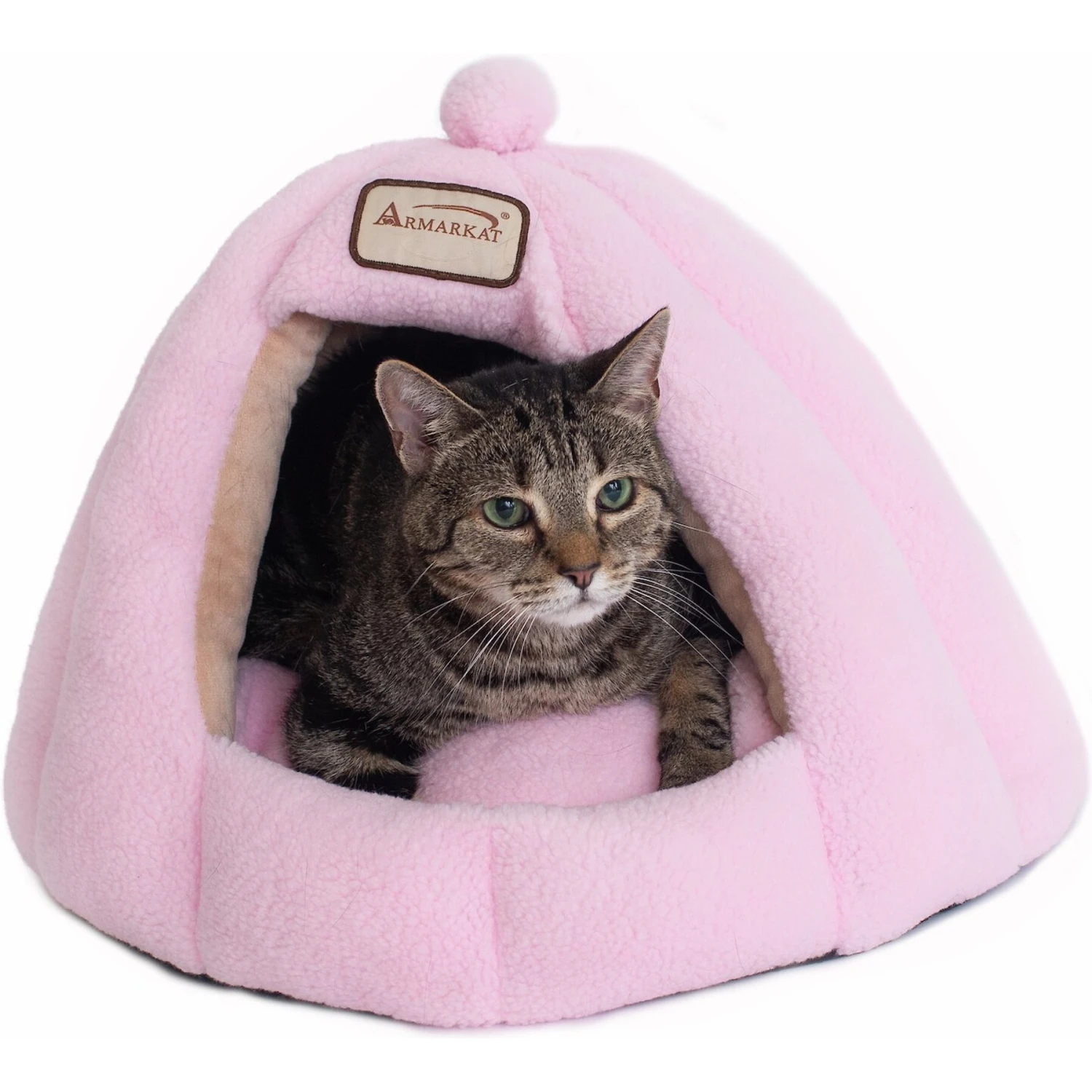 Armarkat Soft Pink Cat Bed 2 Armarkat Soft Pink Cat Bed - Image 2