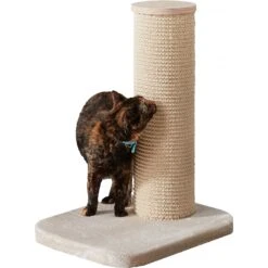 Two By Two City Cat Deluxe European 24-in Faux-Fur Cat Scratching Post 5 Two By Two City Cat Deluxe European 24-in Faux-Fur Cat Scratching Post -Farmina Pet Shop 251759 PT2. AC SS1800 V1600294884