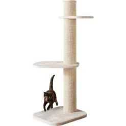 Two By Two City Cat Deluxe European 58-in Faux Fur Cat Tree -Farmina Pet Shop 251765 PT2. AC SS1800 V1600292453