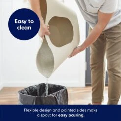 Frisco Leaf High-Sided Cat Litter Box, Large -Farmina Pet Shop 258782 PT3. AC SS1800 V1675279642