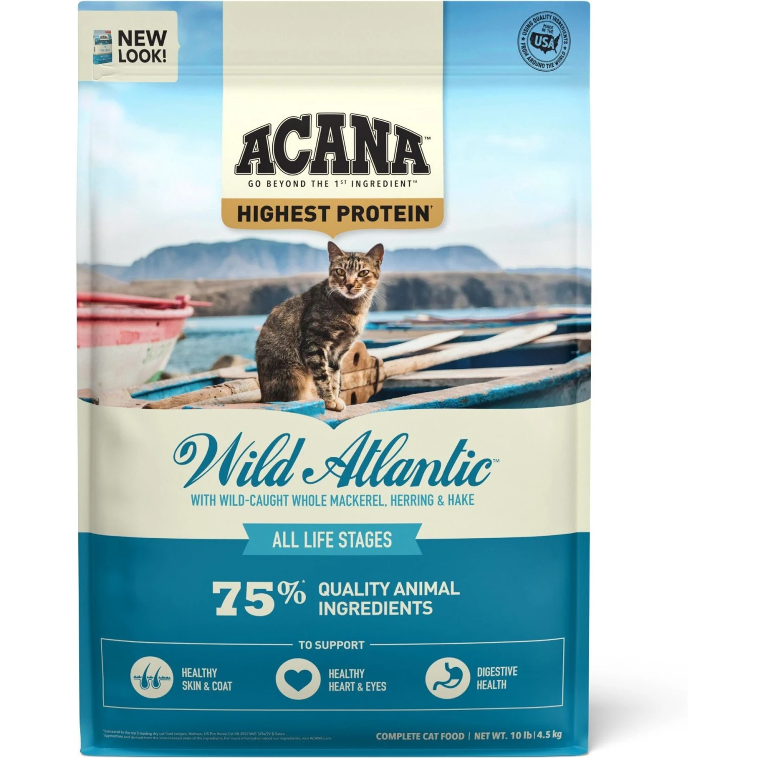 ACANA Wild Atlantic Grain-Free Dry Cat Food 1 ACANA Wild Atlantic Grain-Free Dry Cat Food