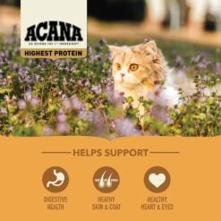 ACANA Meadowlands Grain-Free Dry Cat Food -Farmina Pet Shop 259551 PT4. AC SS1800 V1691002879