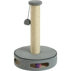 Two By Two The Elm 19.7-in Jute Cat Scratching Post, Grey -Farmina Pet Shop 261421 PT2. AC SS1800 V1606148827