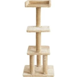 Two By Two The Sycamore 44.1-in Faux-Fleece Cat Tree, Beige -Farmina Pet Shop 261429 PT2. AC SS1800 V1606148818