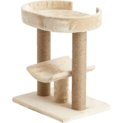 Two By Two The Laurel 21.1-in Jute Cat Scratching Post, Beige -Farmina Pet Shop 261431 PT3. AC SS1800 V1606173115