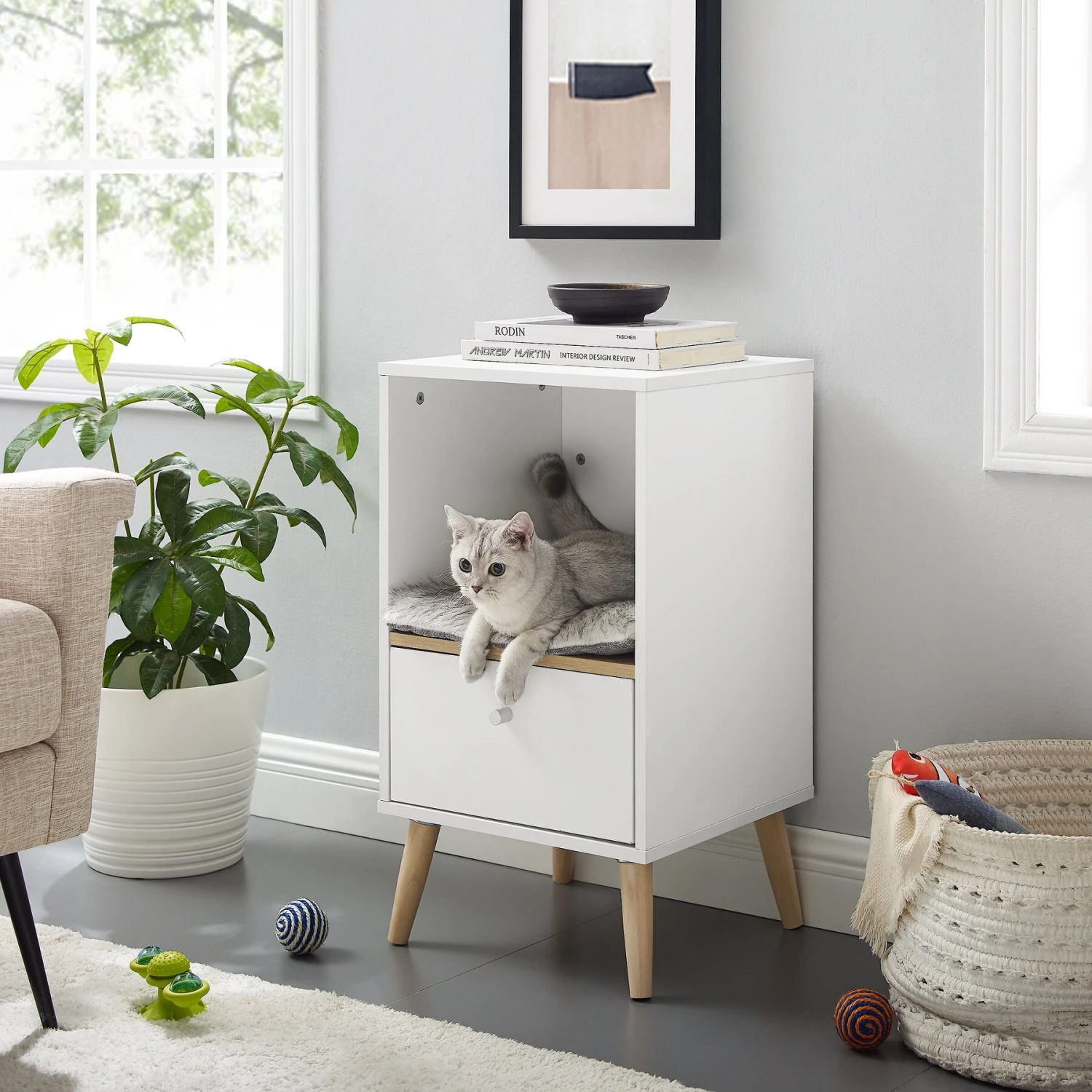 Sam's Pets Becky 28-in Single Rest Cat Tree 2 Sam's Pets Becky 28-in Single Rest Cat Tree - Image 2