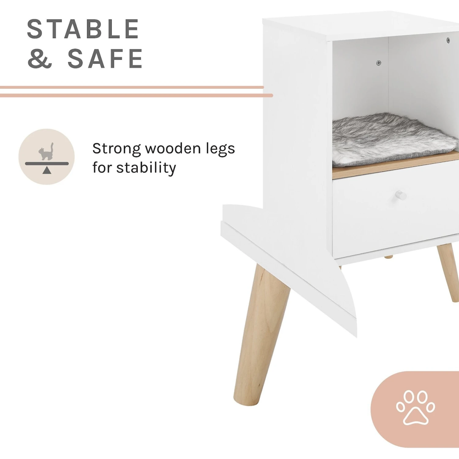 Sam's Pets Becky 28-in Single Rest Cat Tree 6 Sam's Pets Becky 28-in Single Rest Cat Tree - Image 6