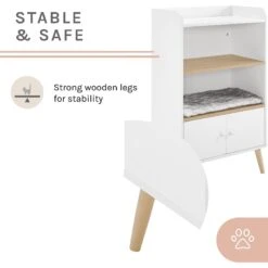 Sam's Pets Becky 39-in Single Rest Bookshelf With Drawer & Cat Tree -Farmina Pet Shop 261886 PT5. AC SS1800 V1635018090