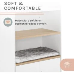 Sam's Pets Becky 39-in Single Rest Bookshelf With Drawer & Cat Tree -Farmina Pet Shop 261886 PT6. AC SS1800 V1635015734