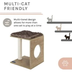 Sam's Pets Sheree 17-in Cat Tree -Farmina Pet Shop 261889 PT3. AC SS1800 V1635017791