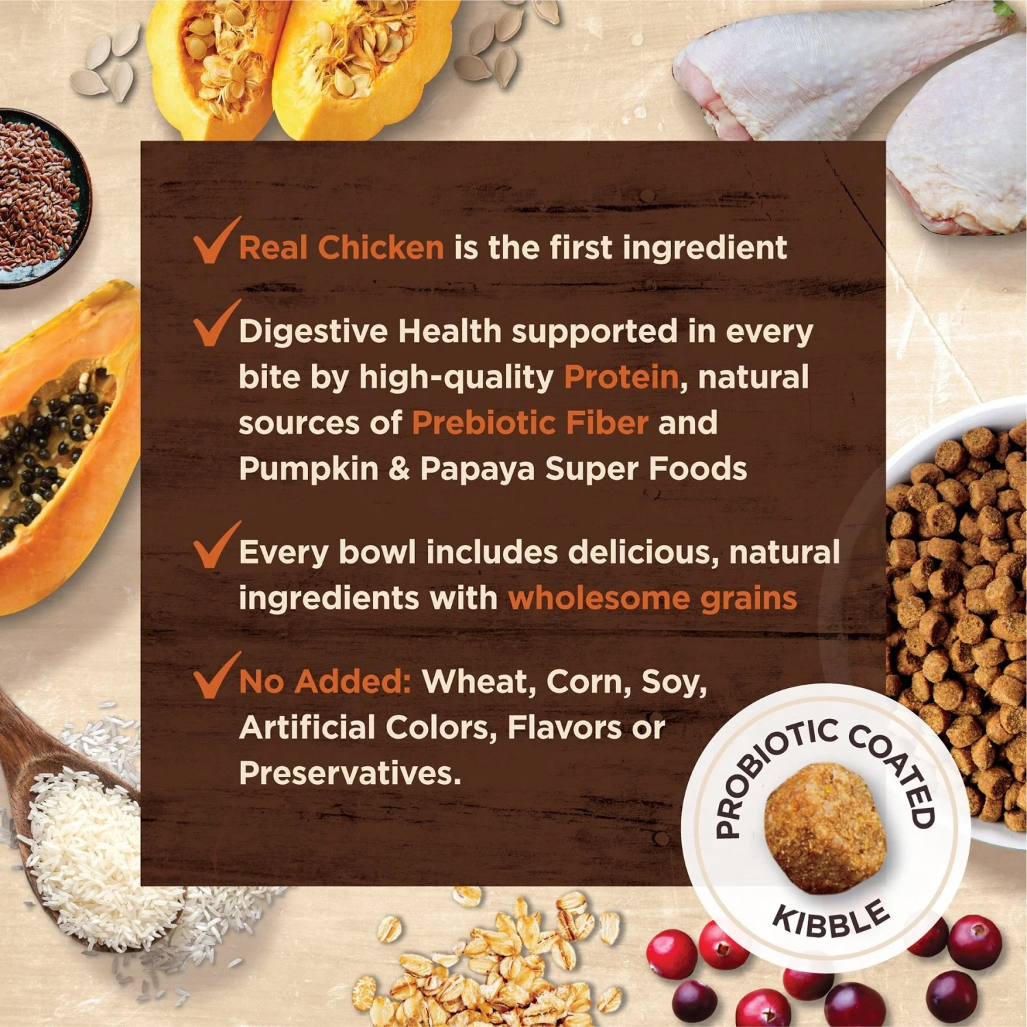 Wellness CORE Digestive Health Wholesome Grains Chicken & Rice Recipe Dry Cat Food 7 Wellness CORE Digestive Health Wholesome Grains Chicken & Rice Recipe Dry Cat Food - Image 7