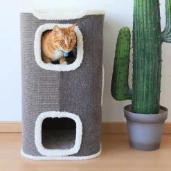 ZEZE Stockholm Multiple Steps Bucket Cat Condo -Farmina Pet Shop 266586 PT3. AC SS1800 V1630098708