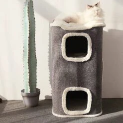 ZEZE Stockholm Multiple Steps Bucket Cat Condo -Farmina Pet Shop 266586 PT4. AC SS1800 V1630097487