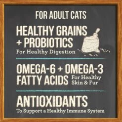 Merrick Purrfect Bistro Healthy Grains Real Salmon + Brown Rice Recipe Adult Dry Cat Food -Farmina Pet Shop 267433 PT6. AC SS1800 V1632786701