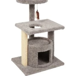 Frisco 37-in Real Carpet Cat Tree With Condo, Grey 7 Frisco 37-in Real Carpet Cat Tree With Condo, Grey -Farmina Pet Shop 282755 PT4. AC SS1800 V1621949342