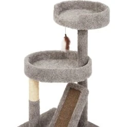 Frisco 44-in Real Carpet Cat Tree With Replaceable Corrugate Scratcher -Farmina Pet Shop 282757 PT3. AC SS1800 V1621949247