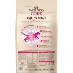 Wellness CORE Digestive Health Salmon Pate Recipe Grain-Free Wet Cat Food, 3-oz, Case Of 12 & Wellness CORE Digestive Health Wholesome Grains Salmon & Rice Recipe Dry Cat Food -Farmina Pet Shop 290196 PT2. AC SS1800 V1620088340