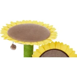 Frisco Sunflower Cat Scratching Post, Two Post With Lounger -Farmina Pet Shop 296688 PT3. AC SS1800 V1632855992
