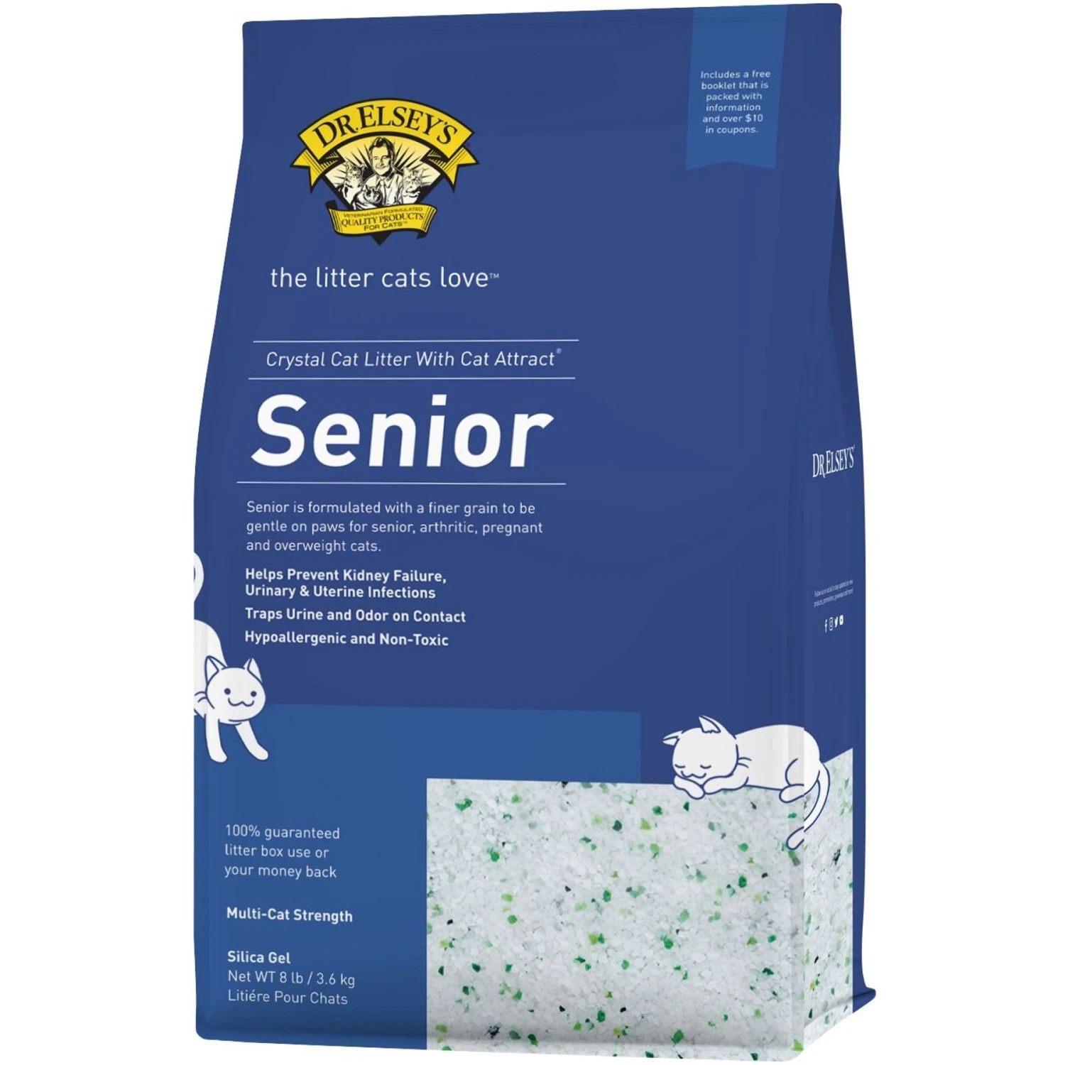 KittyGoHere Senior Cat Litter Box & Dr. Elsey's Senior Crystal Cat Litter 4 KittyGoHere Senior Cat Litter Box & Dr. Elsey's Senior Crystal Cat Litter - Image 4