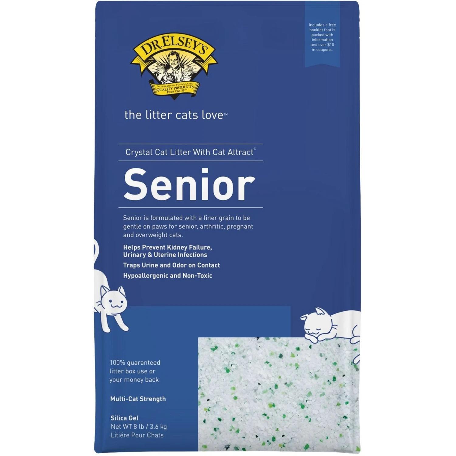 KittyGoHere Senior Cat Litter Box & Dr. Elsey's Senior Crystal Cat Litter 8 KittyGoHere Senior Cat Litter Box & Dr. Elsey's Senior Crystal Cat Litter - Image 8