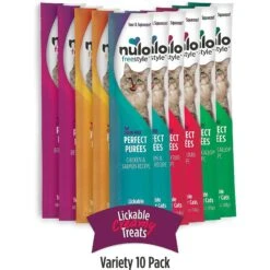 Nulo Freestyle Chicken & Cod Recipe Grain-Free Dry Cat & Kitten Food & Nulo Freestyle Perfect Purees Variety Pack Grain-Free Lickable Cat Treats -Farmina Pet Shop 298318 PT6. AC SS1800 V1621303652
