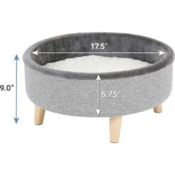 Frisco Modern Round Elevated Cat Bed & Frisco Modern Tunnel Elevated Cat Bed -Farmina Pet Shop 303470 PT2. AC SS1800 V1623057757