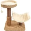 Two By Two The Yaupon 21.5-in Cat Tree & Lounger, Beige