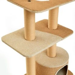 Two By Two The Cottonwood 51-in Cat Tree & Condo, Beige -Farmina Pet Shop 316954 PT6. AC SS1800 V1642648302