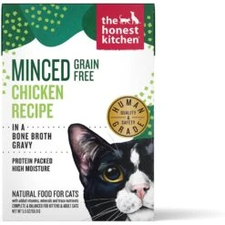 The Honest Kitchen Grain-Free Minced Chicken In Bone Broth Gravy Wet Cat Food, 5.5-oz, Case Of 12