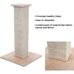 Pet Adobe 10.8-in Sisal & Burlap Cat Scratching Post 9 Pet Adobe 10.8-in Sisal & Burlap Cat Scratching Post -Farmina Pet Shop 345063 PT2. AC SS1800 V1637282254