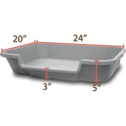 KittyGoHere Cat Litter Pan -Farmina Pet Shop 363930 PT2. AC SS1800 V1643252239