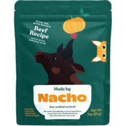 Made By Nacho Grass-Fed, Grain-Finished Beef Recipe Cuts In Gravy With Bone Broth Wet Cat Food