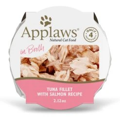 Applaws Tuna Fillet With Salmon In Broth Wet Cat Food, 2.12-oz, Case Of 18