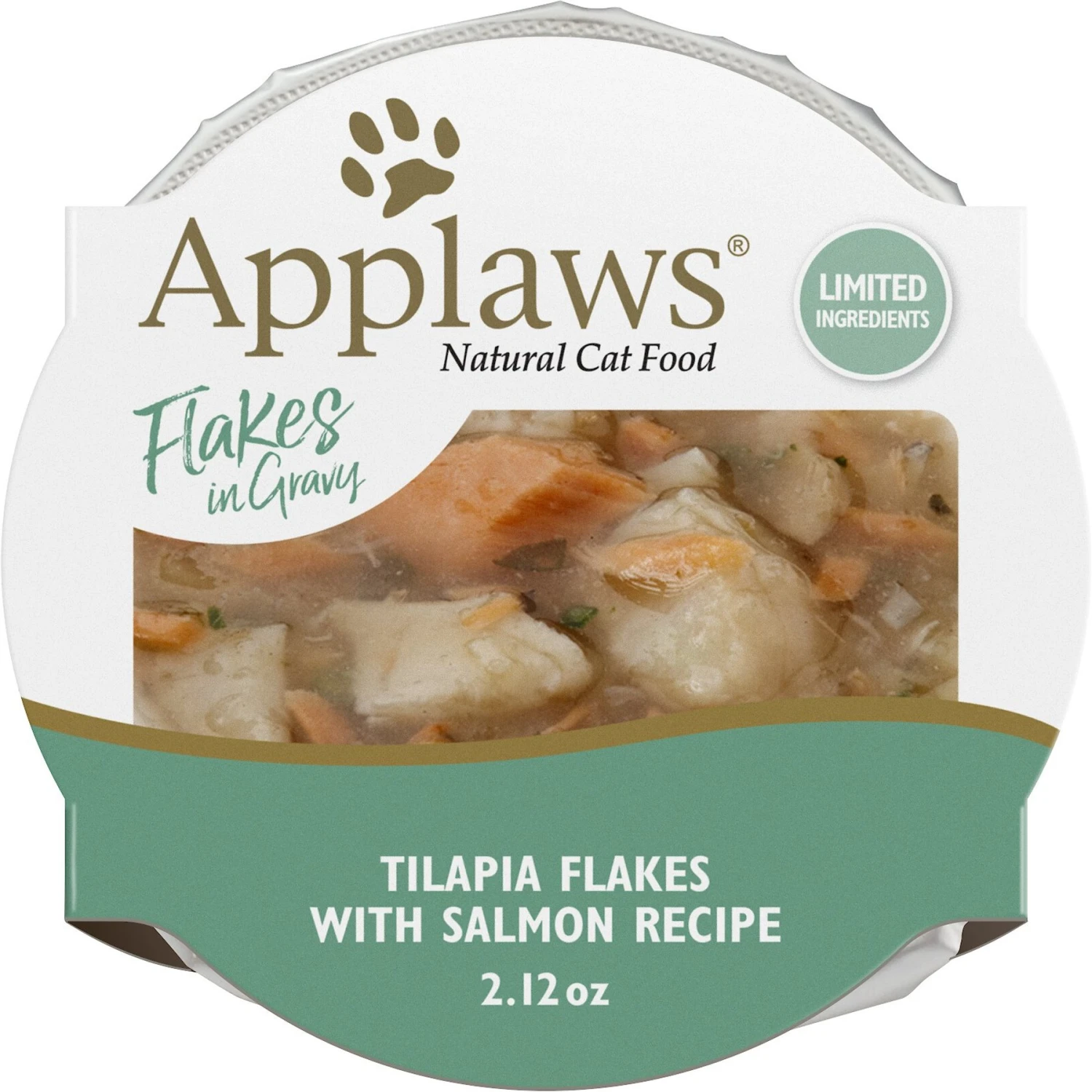 Applaws Grilled Tilapia Flakes With Sockeye Salmon In Gravy Wet Cat Food, 2.12-oz, Case Of 18 1 Applaws Grilled Tilapia Flakes With Sockeye Salmon In Gravy Wet Cat Food, 2.12-oz, Case Of 18
