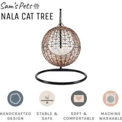 Sam's Pets Nala Hanging Egg Cat Condo 14 Sam's Pets Nala Hanging Egg Cat Condo -Farmina Pet Shop 373517 PT5. AC SS1800 V1647640659